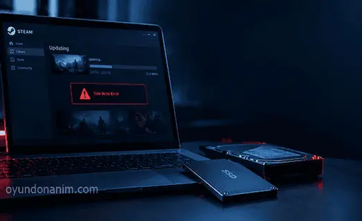 Steam disk yazma hatası çözümü